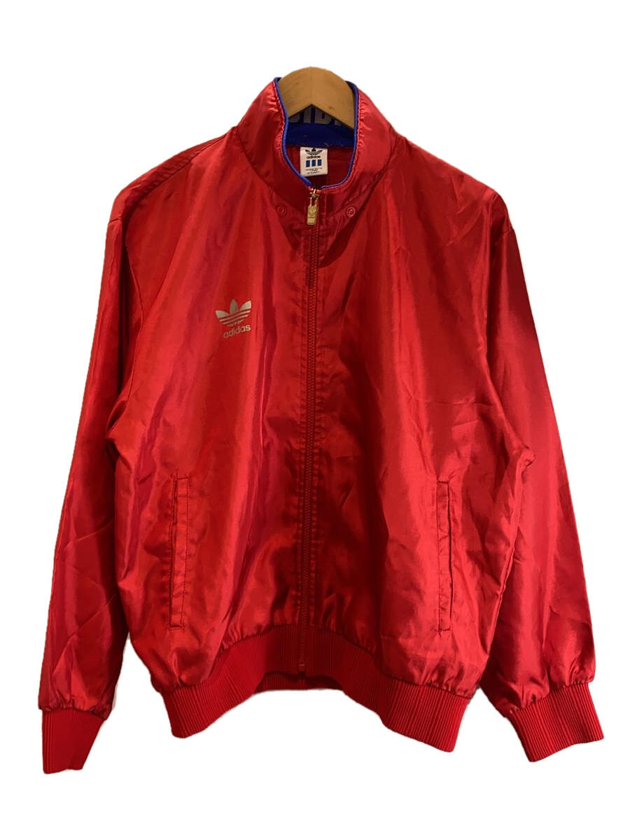 【中古】adidas◆セットアップ/L/ポリエステル/レッド/ADS-8150【メンズウェア】