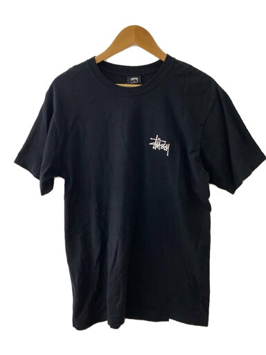 【中古】STUSSY◆Tシャツ/M/コットン/BLK//【メンズウェア】 【中古】STUSSY◆Tシャツ/M/コットン/BLK//【メンズウェア】