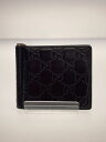 【中古】GUCCI◆財布/レザー/BLK/総柄/メンズ/170580 2184【服飾雑貨他】