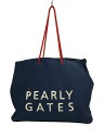 【中古】PEARLY GATES◆トートバッグ/ポリエステル/NVY【バッグ】
