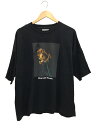 【中古】TAAKK◆ターク/Tシャツ/2/コットン/ブラック/TA20AW-B2ND003【メンズウェア】