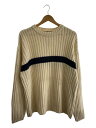 【中古】GAP◆90s~/紺タグ/ニット・セーター(厚手)/XXL/コットン/クリーム【メンズウェア】