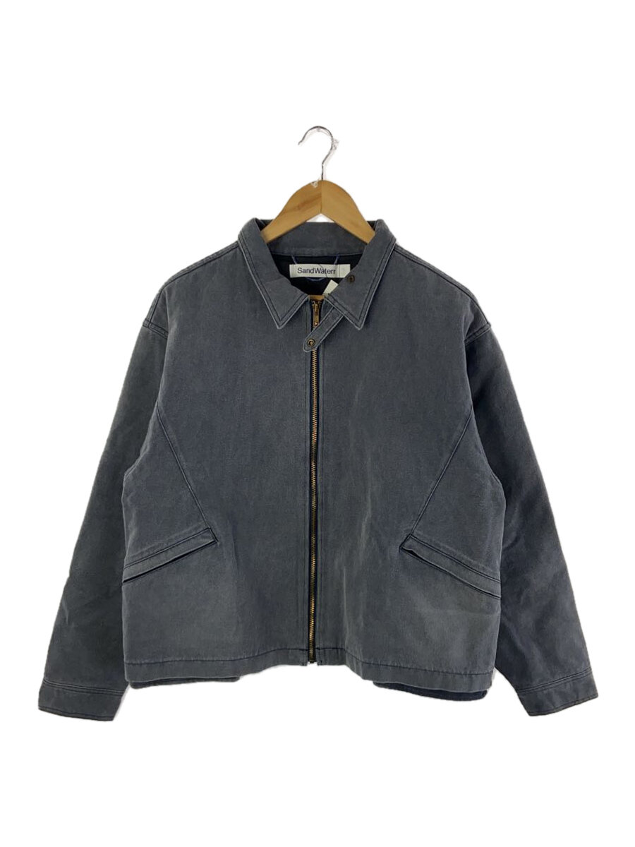 【中古】SandWaterr◆ORGANIZED WORK BLOUSON/カバーオール/2/コットン/インディゴ/SW-J0302【メンズウェア】