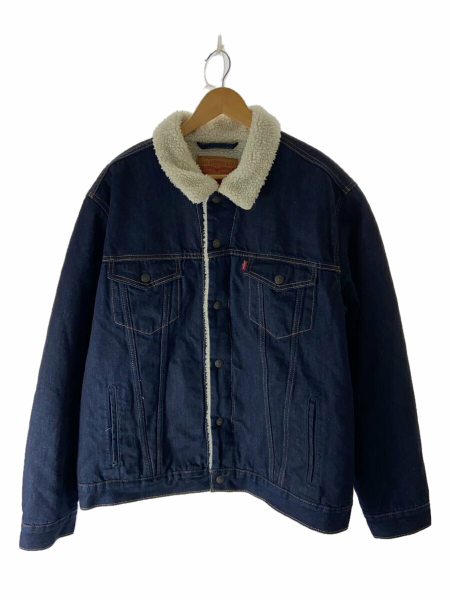 【中古】Levi’s◆Gジャン/L/ポリエステル/NVY/無地/PC9-16365-0075【メンズウェア】
