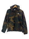 【中古】THE NORTH FACE◆NOVELTY SWALLOWTAIL HOODIE_ノベルティ スワローテイル フーディー/S/ナイロン/KHK/【メンズウェア】