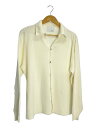 【中古】KAIKO◆BOX KNIT SHIRT/1/コットン/CRM/無地/KAIKO-KN-001【メンズウェア】