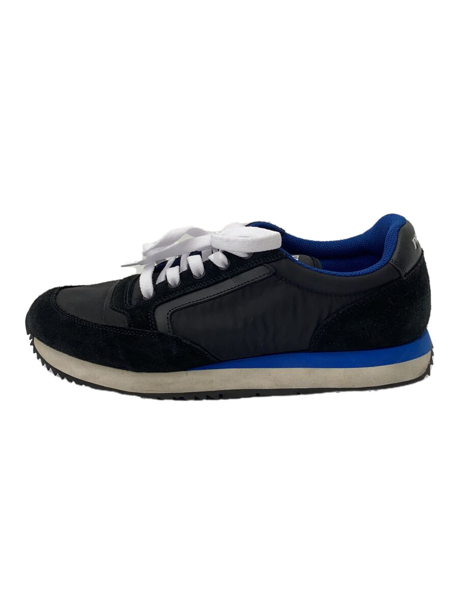 【中古】PRADA◆ローカットスニーカー/--/BLK【シューズ】