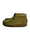 【中古】Clarks◆ブーツ/UK8/BEG/スウェード【シューズ】(4)