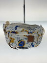 【中古】LOEWE◆ウエストバッグ/キャンバス/WHT/総柄【バッグ】