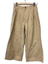【中古】AURALEE◆WASHED FINX LIGHT CHINO TUCK WIDE PANTS/A20SP02CN【レディースウェア】