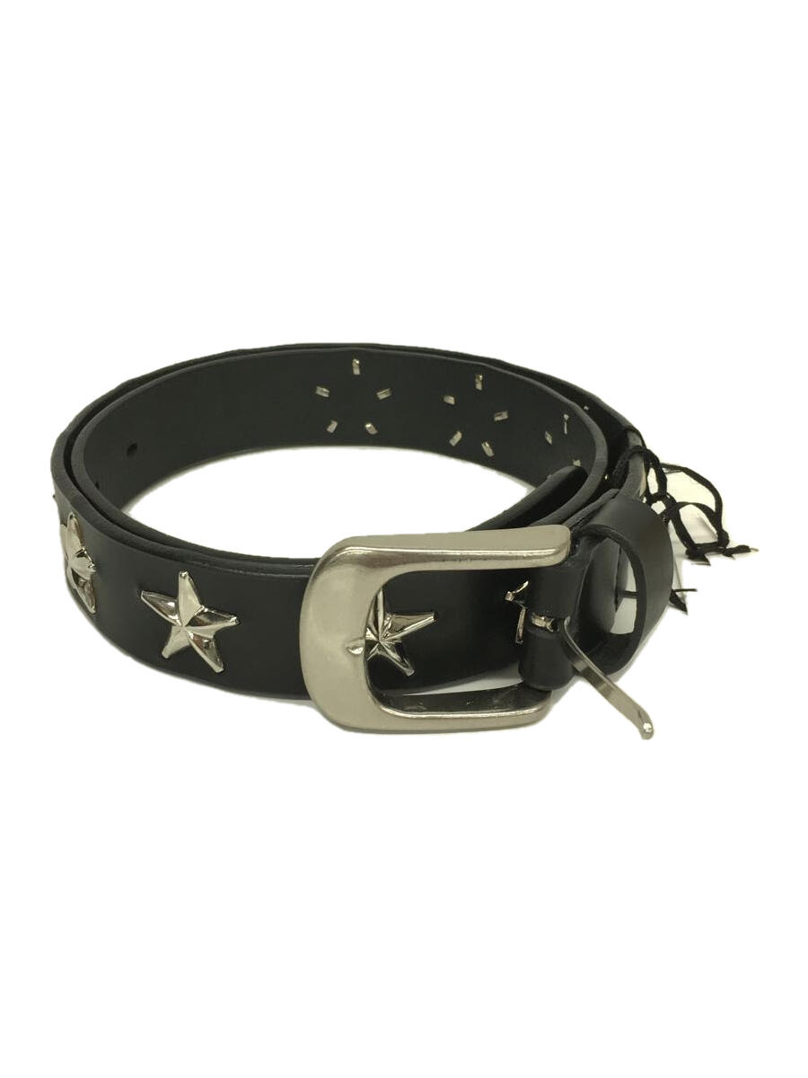 【中古】CRIMIE◆STAR STUDS BELTベルト/レザー/BLK/メンズ/CRA1-WBA1-BL02【服飾雑貨他】