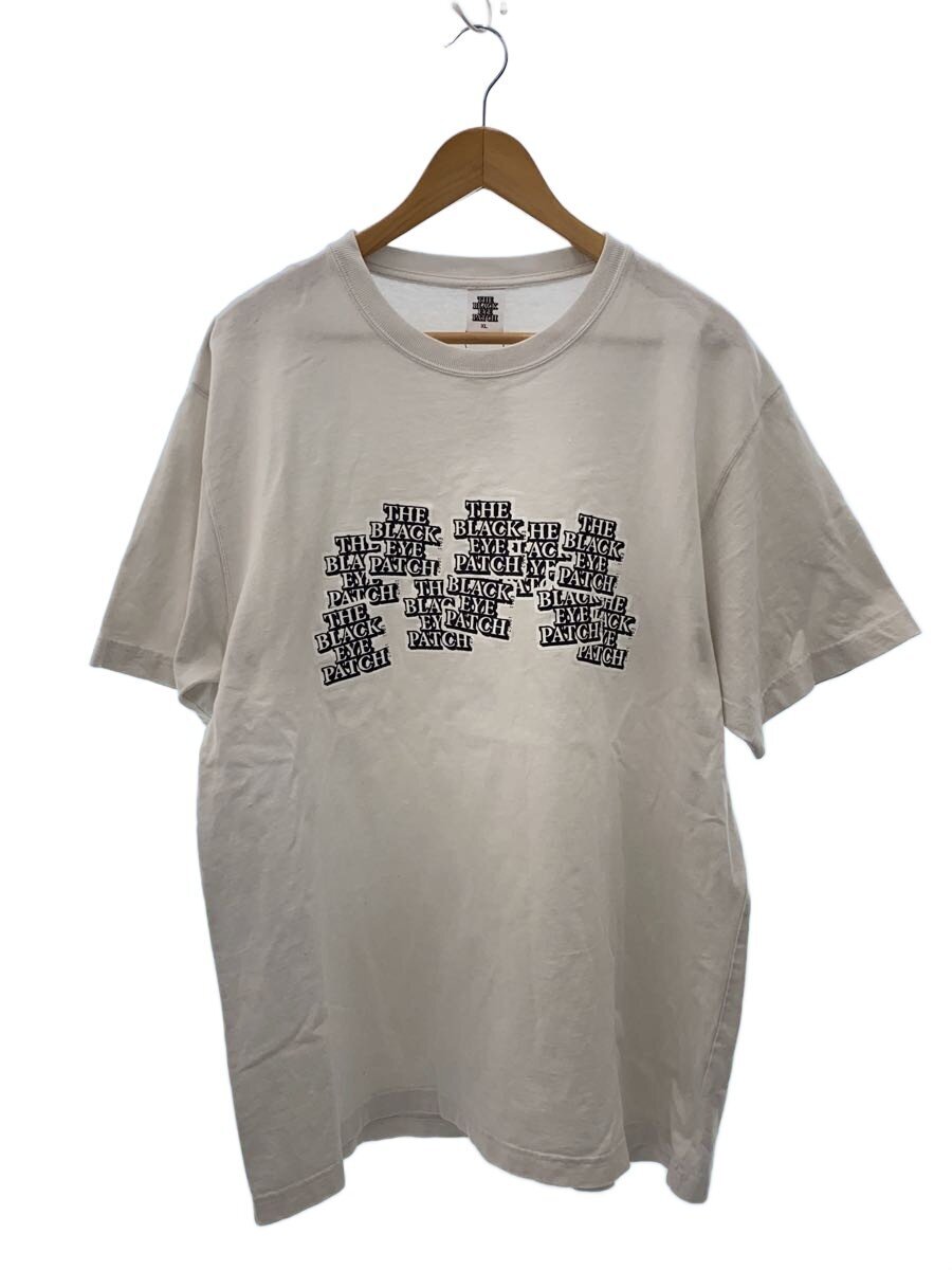 THE BLACK EYE PATCH◆Tシャツ/XL/コットン/WHT/無地/REPETITIVE OG LABEL