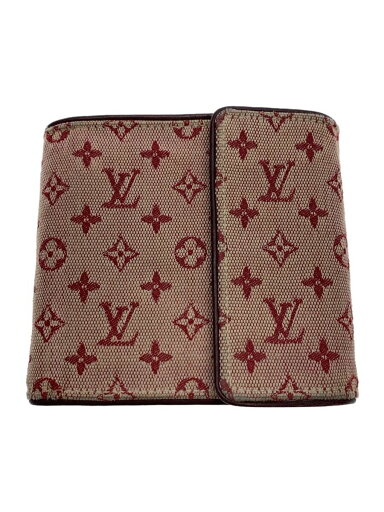 【中古】LOUIS VUITTON◆ポルト・ビエ・カルト・クレディ・モネ_モノグラム・ミニ_PNK/キャンバス/PNK/レディース【服飾雑貨他】 【中古】LOUIS VUITTON◆ポルト・ビエ・カルト・クレディ・モネ_モノグラム・ミニ_PNK/キャンバス/PNK/レディース【服飾雑貨他】