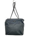 【中古】PRADA◆トートバッグ/ナイロン/BLK/無地【バッグ】(4)