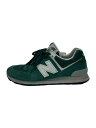 【中古】NEW BALANCE◆ML574/グリーン/26cm/GRN【シューズ】