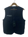 【中古】GRAMICCI◆PERTEX WADING VEST/ベスト/M/ナイロン/BLK/G2FM-J037【メンズウェア】
