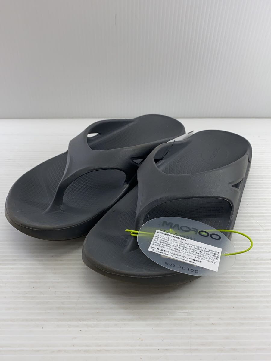 【中古】OOFOS◆サンダル/US8/GRY/1000//【シューズ】