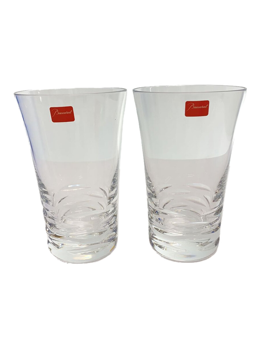 【中古】Baccarat◆グラス/2点セット/ベルーガ/ペアグラス/箱無し【キッチン用品】(3.0)