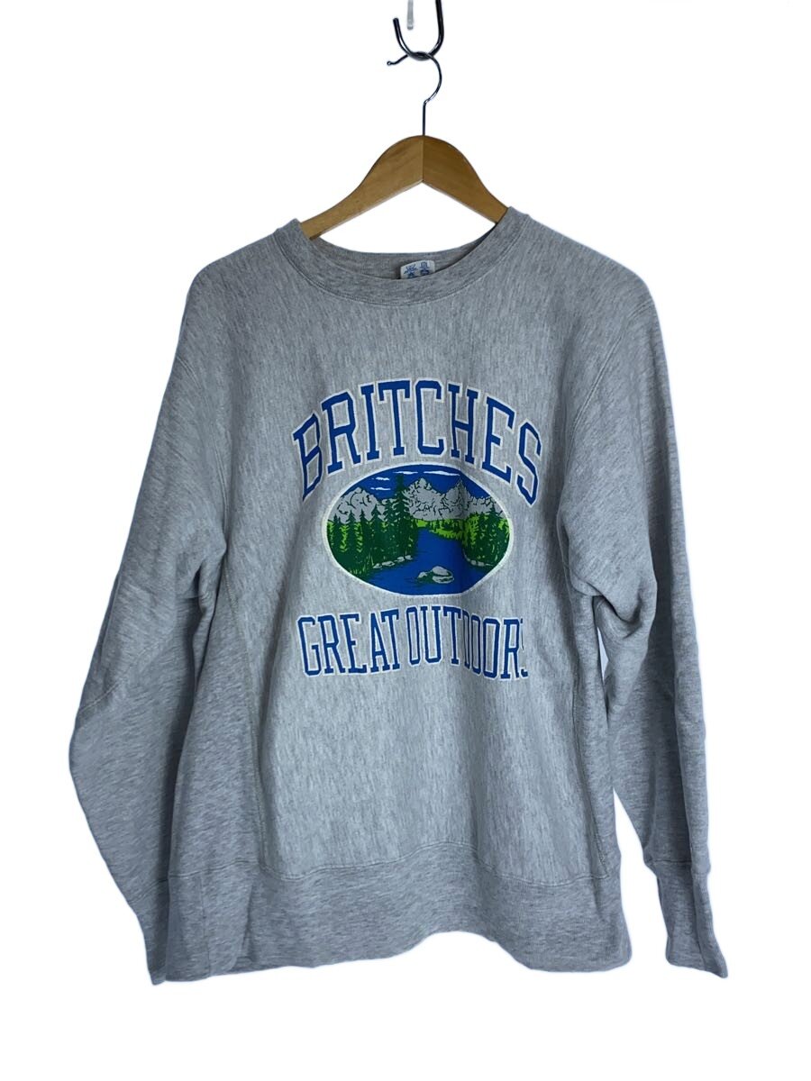 Champion◆REVERSE WEAVE/80S/トリコタグ後期/BRITCHES GREAT OUTDOORS/スウェット/L