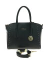 【中古】FURLA◆バッグ/レザー/BLK/VTO0