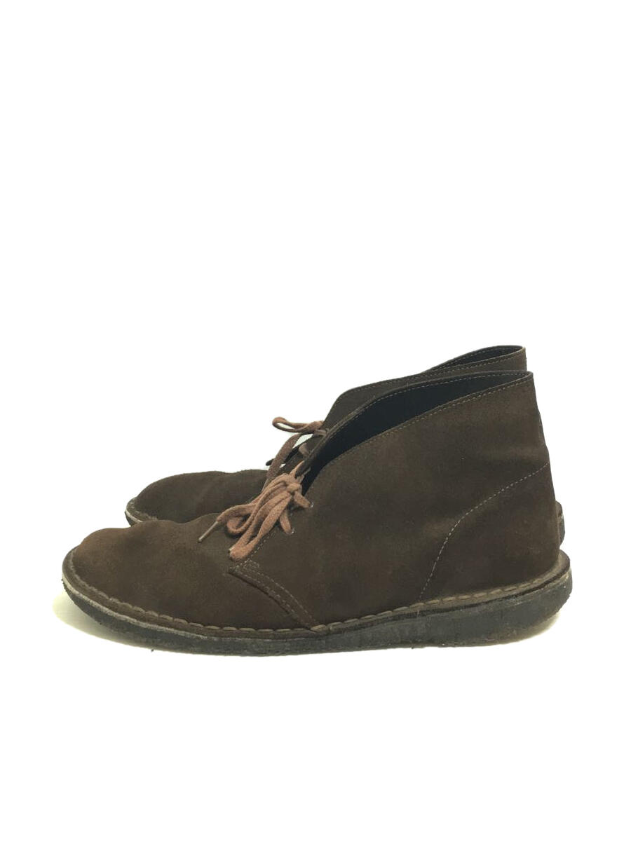 【中古】Clarks◆チャッカブーツ/US9/ブラウン/スウェード//【シューズ】