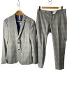【中古】ZARA MAN◆スーツ/セットアップ/48/ポリエステル/GRY/チェック【メンズウェア】