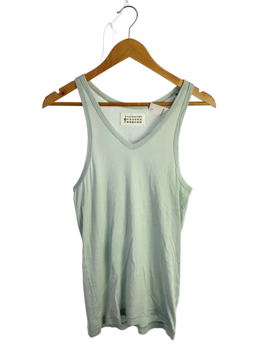 【中古】Maison Margiela◆タンクトップ/46/コットン/BLU/無地/01211/0051【メンズウェア】