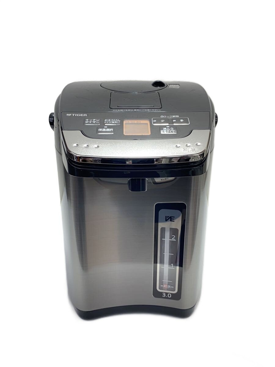 【中古】TIGER◆電気ポット・電気ケトル 蒸気レス 電気まほうびん とく子さん PIG-J...