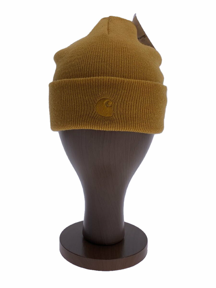 【中古】Carhartt◆CHASE BEANIE/ニットキャップ/--/アクリル/YLW/メンズ【服飾雑貨他】