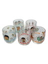 【中古】ちびまる子ちゃん/ミニグラス/5点セット/CLR【キッチン用品】