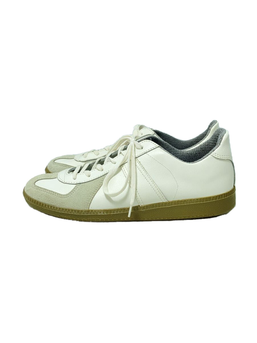 【中古】GERMAN TRAINER/ローカットスニーカー/41/ホワイト【シューズ】