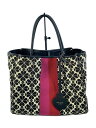 【中古】kate spade new york◆トートバッグ/キャンバス/マルチカラー/総柄//【バッグ】