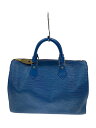 【中古】LOUIS VUITTON◆スピーディ30_エピ/レザー/BLU【バッグ】
