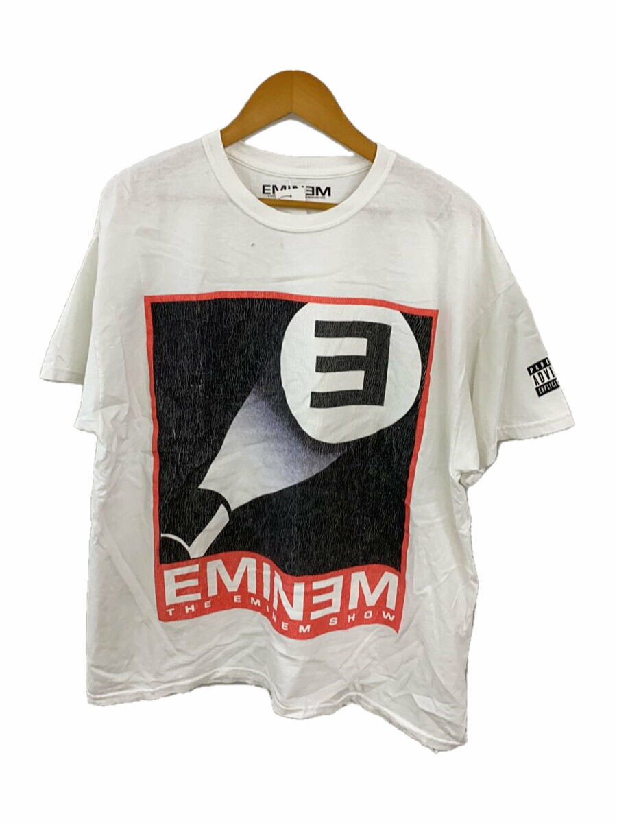【中古】Insonnia PROJECTS◆エミネム/Tシャツ/3/コットン/WHT/プリント/IP-EMNM-205【メンズウェア】
