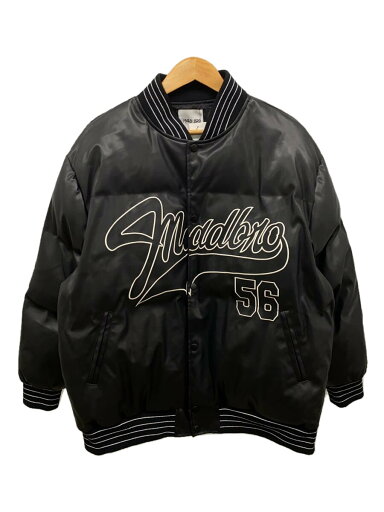 【中古】MADBRO/スタジャン/M/フェイクレザー/ブラック/【メンズウェア】 【中古】MADBRO/スタジャン/M/フェイクレザー/ブラック/【メンズウェア】