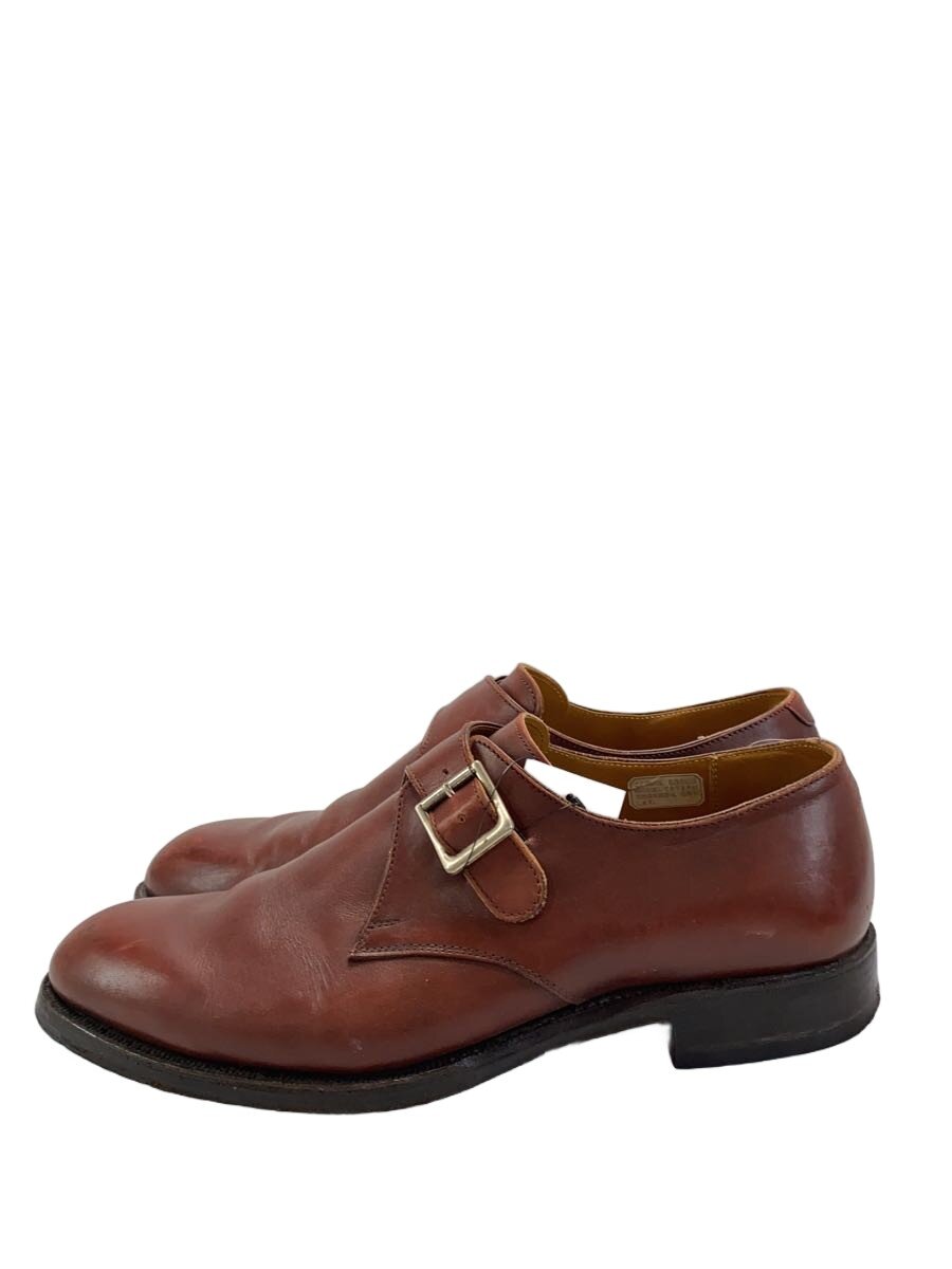 Deck Shoes - 【中古】JOHNSTON&MURPHY◆モンクストラップシューズ/UK8.5/BRW/レザー//【シューズ】