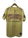 【中古】HUF◆THRASHER/ベースボールシャツ/ユニフォーム/半袖シャツ/S/ポリエステル/CRM//【メンズウェア】(4)
