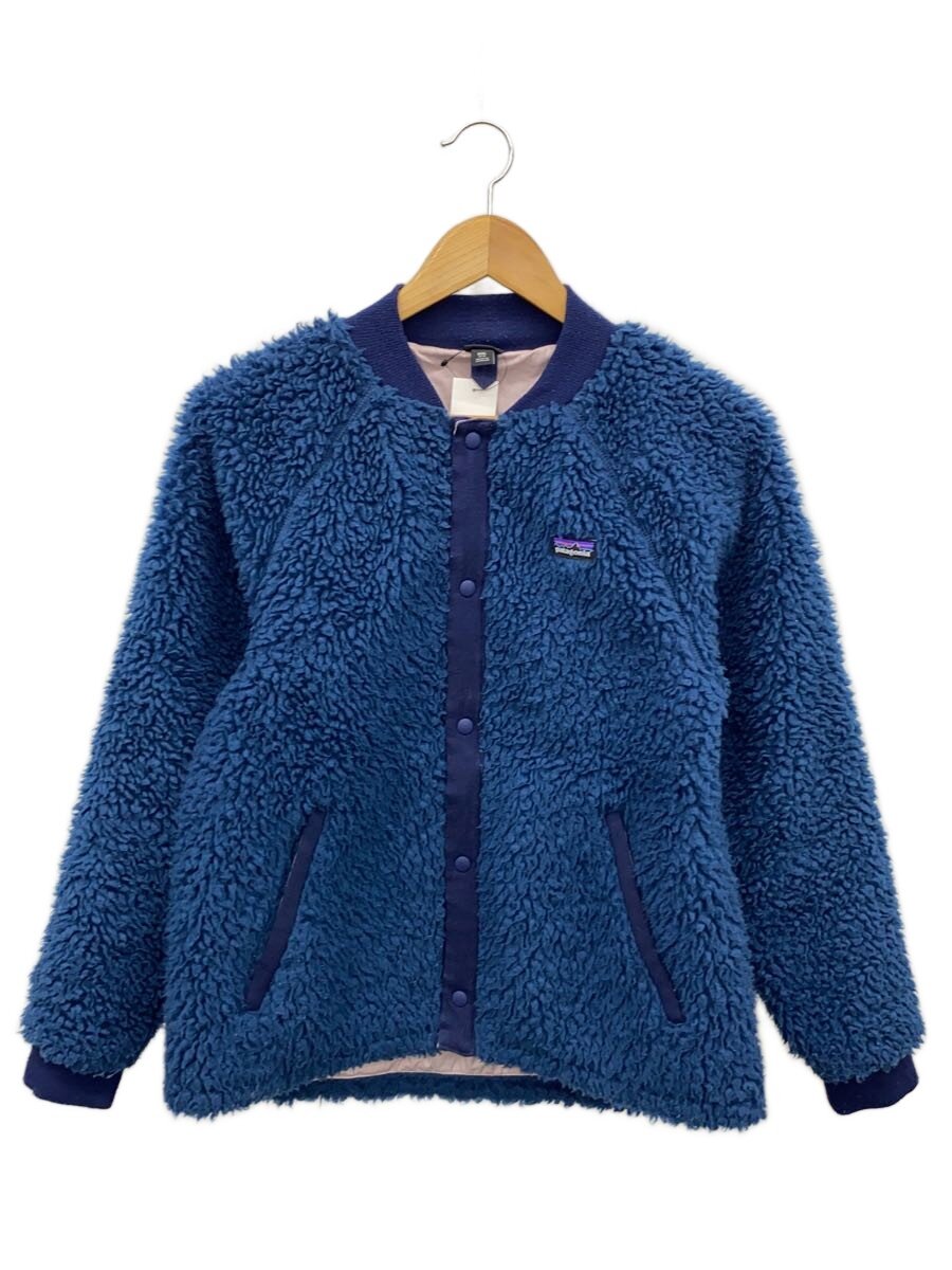 【中古】patagonia◆フリースジャケット/XXL/ポリエステル/NVY/65415/キッズサイズ【レディースウェア】