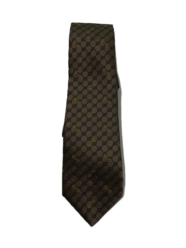 【中古】GUCCI◆ネクタイ/--/BRW/総柄/メンズ【服飾雑貨他】 【中古】GUCCI◆ネクタイ/--/BRW/総柄/メンズ【服飾雑貨他】