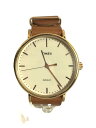 【中古】TIMEX◆クォーツ腕時計/アナ