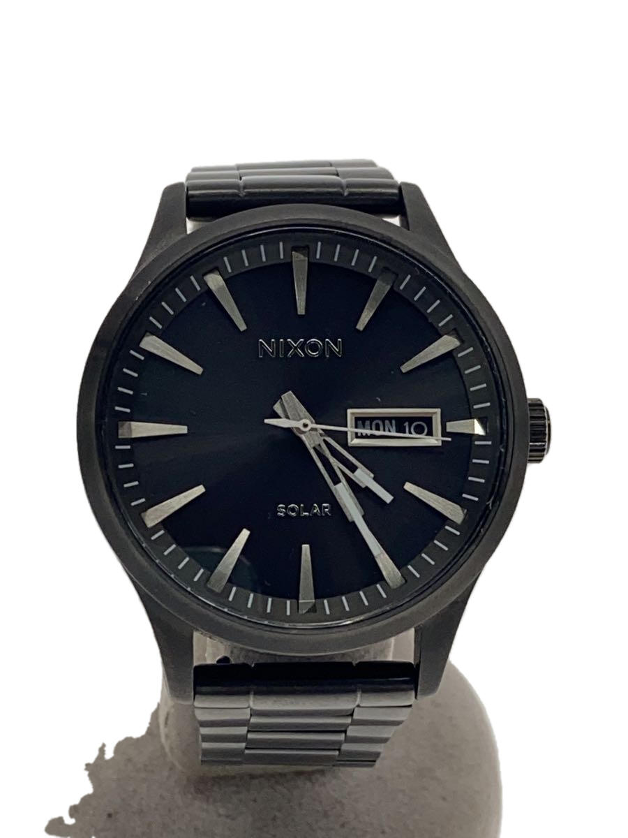 【中古】NIXON◆ソーラー腕時計/アナ