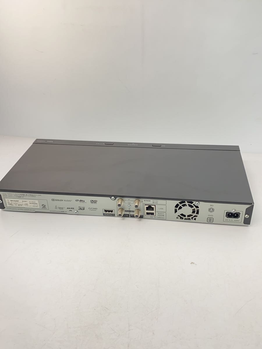 【中古】SHARP◆ブルーレイレコーダー AQUOSブルーレイ 2B-C05CW1/リモコン/ブラック/アクオス【家電・ビジュアル・オーディオ】
