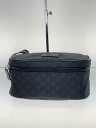 【中古】GUCCI◆ウエストバッグ_GGナイロン/ナイロン/BLK【バッグ】