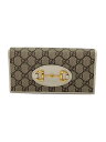 【中古】GUCCI◆長財布/--/総柄/レディース/621892・496334【服飾雑貨他】