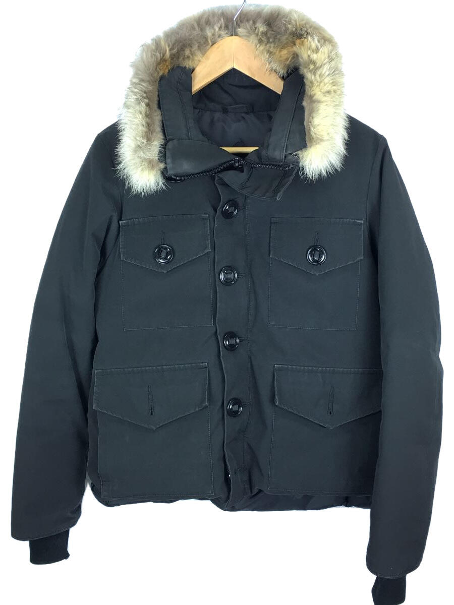 【中古】CANADA GOOSE◆ハミルトン/ダウンジャケット/S/ポリエステル/BLK/3430JMU R【メンズウェア】