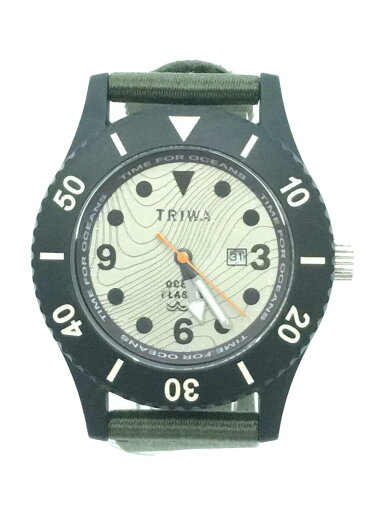 【中古】TRIWA◆Time for SUB Oceans CAMP Japan Limited/クォーツ/アナログ/KHK/TFO221【服飾雑貨他】 【中古】TRIWA◆Time for SUB Oceans CAMP Japan Limited/クォーツ/アナログ/KHK/TFO221【服飾雑貨他】