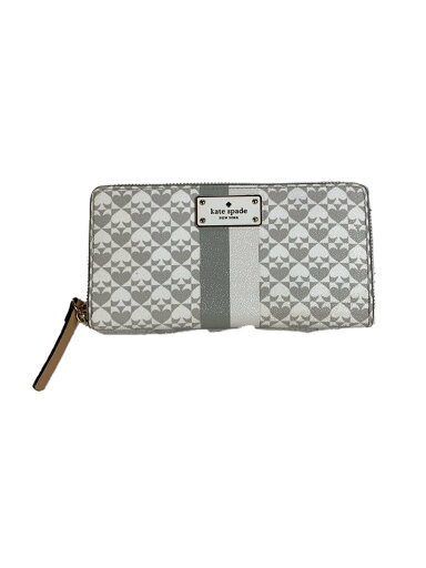 【中古】kate spade new york◆長財布/--/GRY/総柄/レディース【服飾雑貨他】 【中古】kate spade new york◆長財布/--/GRY/総柄/レディース【服飾雑貨他】