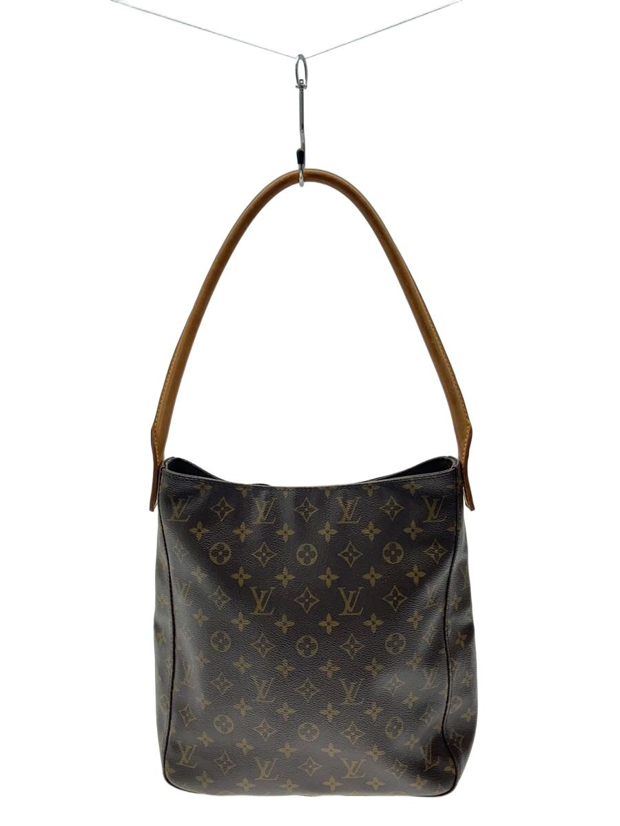 LOUIS VUITTON◆ルーピングGM_モノグラム・キャンバス/PVC/BRW