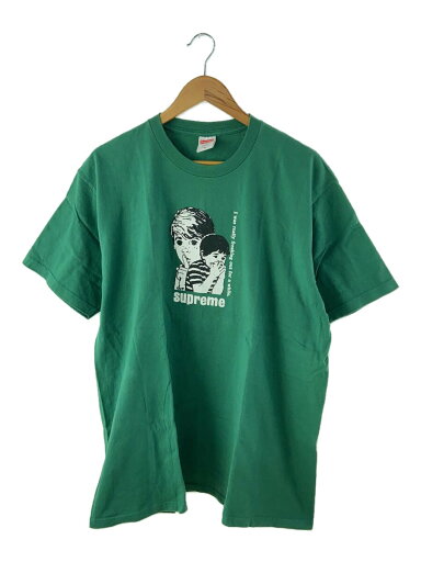 【中古】Supreme◆Tシャツ/XL/コットン/GRN【メンズウェア】 【中古】Supreme◆Tシャツ/XL/コットン/GRN【メンズウェア】