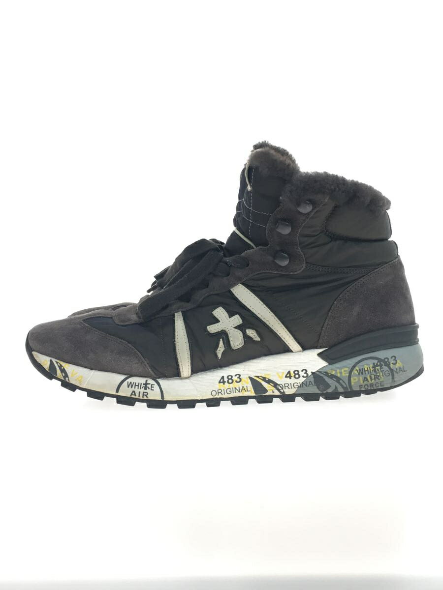 【中古】PREMIATA◆ALAN/使用感有/ハイカットスニーカー/43/GRY/VAR2725【シューズ】 1